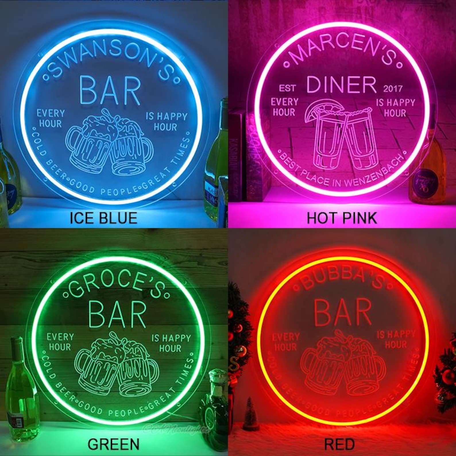 Best Neon Sign for Bar Clubs with Customizable Design Perfect for Party Decor Factory Low Price LED Light
