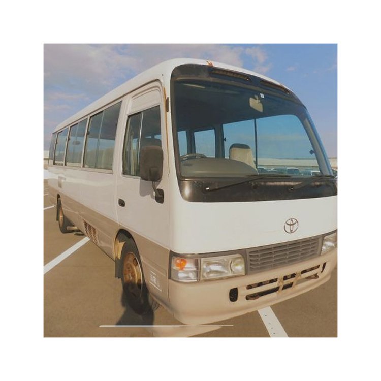 2016 Toyota Coaster Mini 30-Seater Bus With Leather Seats Manual Gearbox All-Wheel Drive Dark Interior Aspire Model