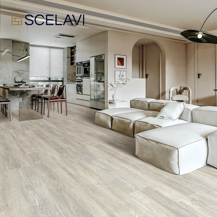 Spot Supply Hard Wearing Plastic Floor Non Slip Wholesale Plank Vinyl Floor 3 in 1 Shield Surface Protection Spc Pisos Vinilico