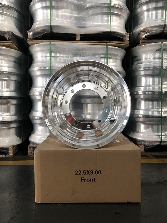 OEM Forged Aluminum Truck Wheel Rims 225 Bus Wheels 22.5x9.0