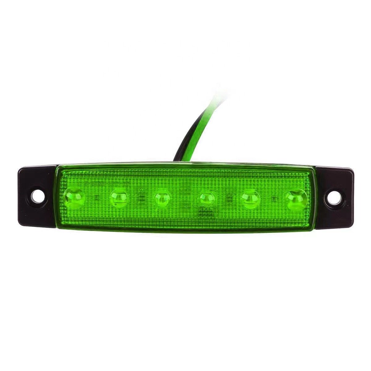 12V 24V 6 SMD LED Auto Car Bus Truck Lorry Side Marker Indicator Lamp Amber Red Blue Green White Truck Clearance Lights