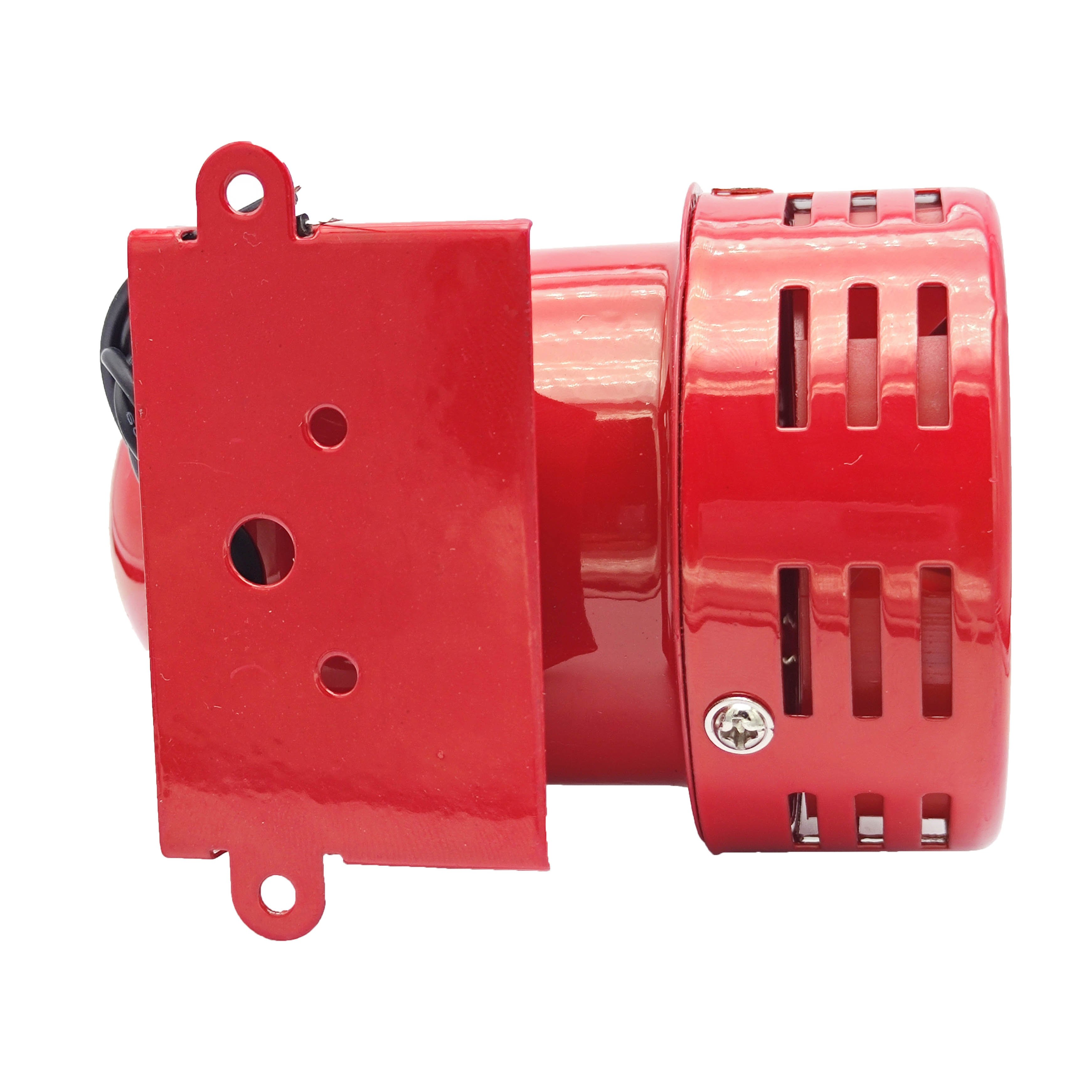 Led Warning Light MS-190 Red Iron Mini Buzzer Motor Alarm Siren