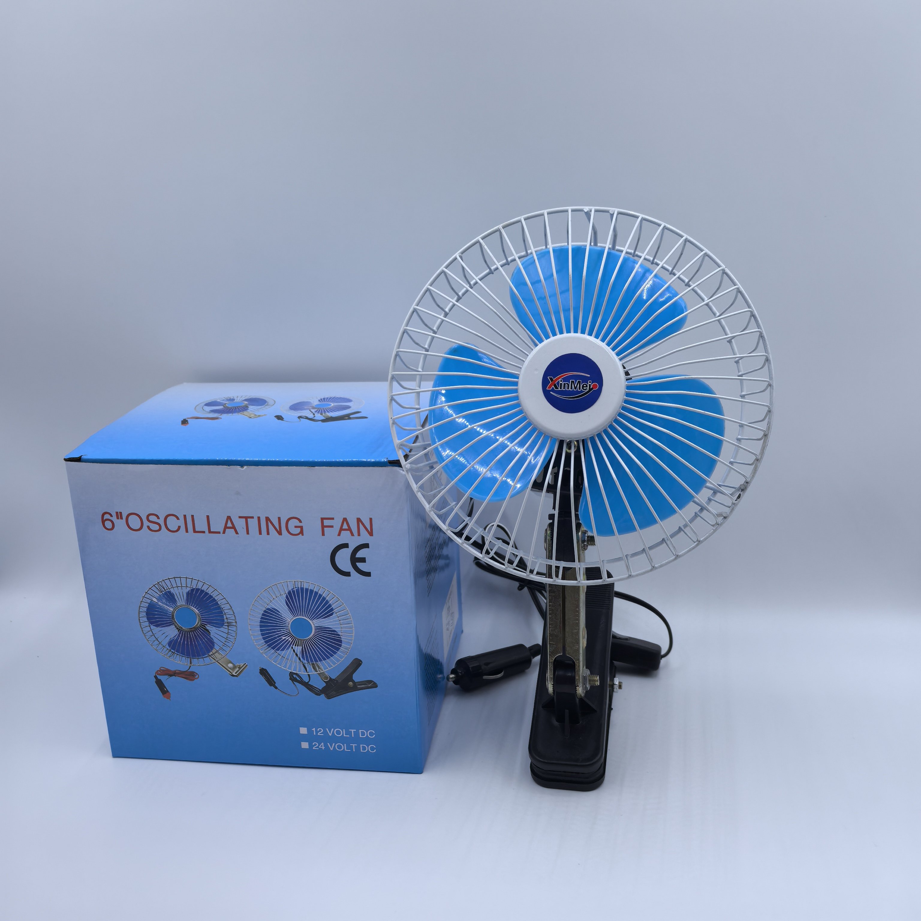 Carfu Car Accessories Fan Oem Factory Over 21 Years Old Universal Car Fan 6 Inch 12v Car Cooling Fan