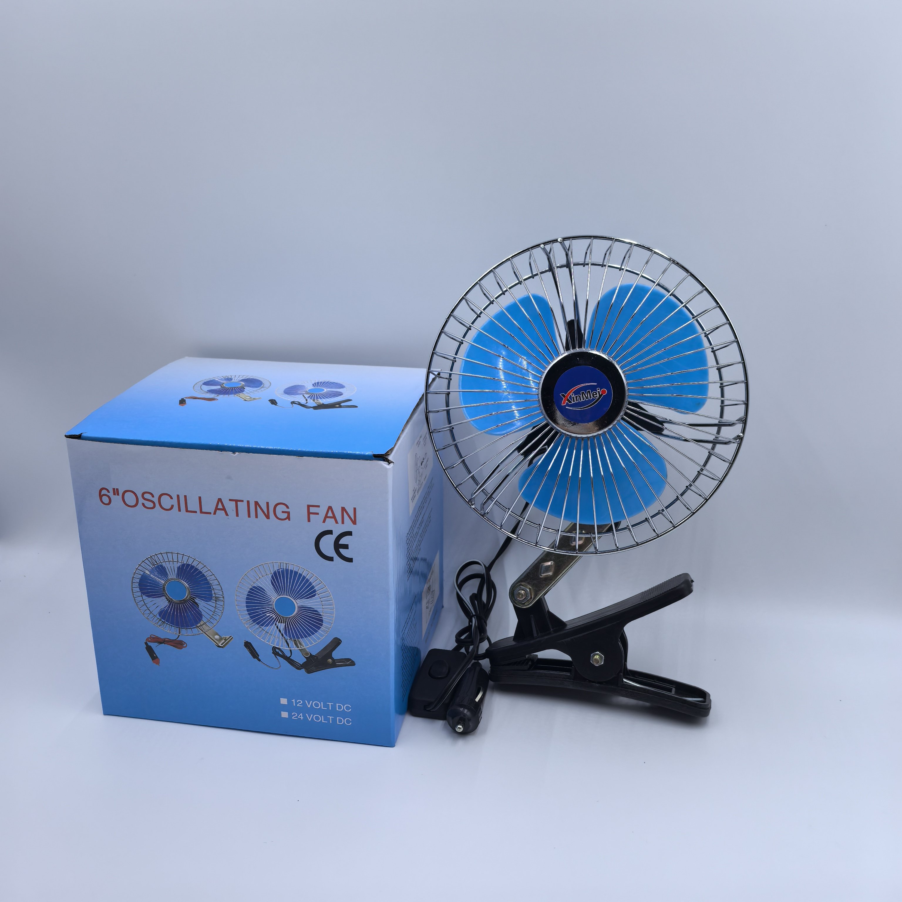 Carfu Car Accessories Fan Oem Factory Over 21 Years Old Universal Car Fan 6 Inch 12v Car Cooling Fan