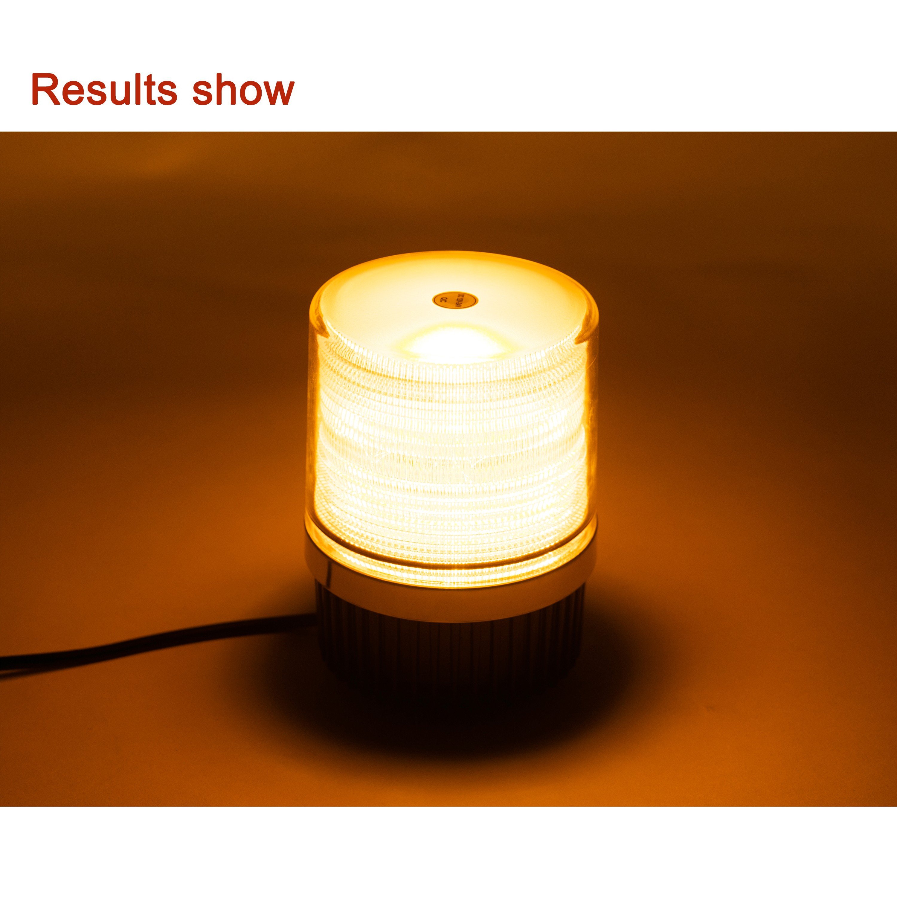 Yellow Amber 12V/24V Vehicle Car LED Strobe Warning Light Flashing Lights Led Emergency Lights Beacon
