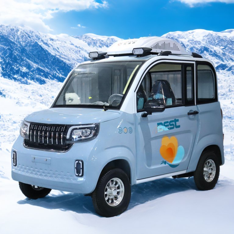 2024 Brand New Small Cars Low Price 4 Wheel Electric Mini Car Hot-selling Mini Electric Battery Tricycle Automobile Low Price