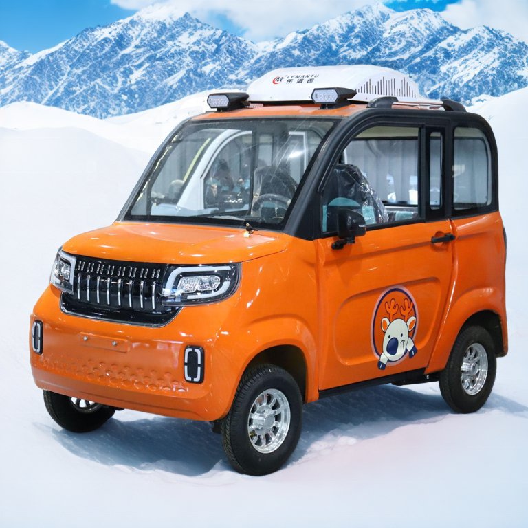 2024 Brand New Small Cars Low Price 4 Wheel Electric Mini Car Hot-selling Mini Electric Battery Tricycle Automobile Low Price