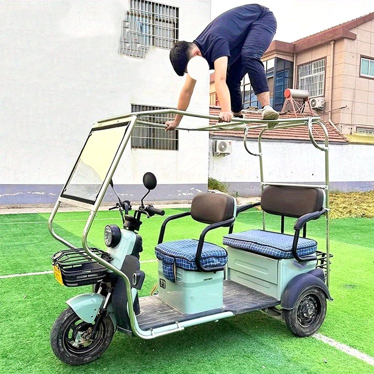 Awning Electric Three-wheel Car Shed Awning Leisure Small Bus Thick Rain Shading Transparent Cover