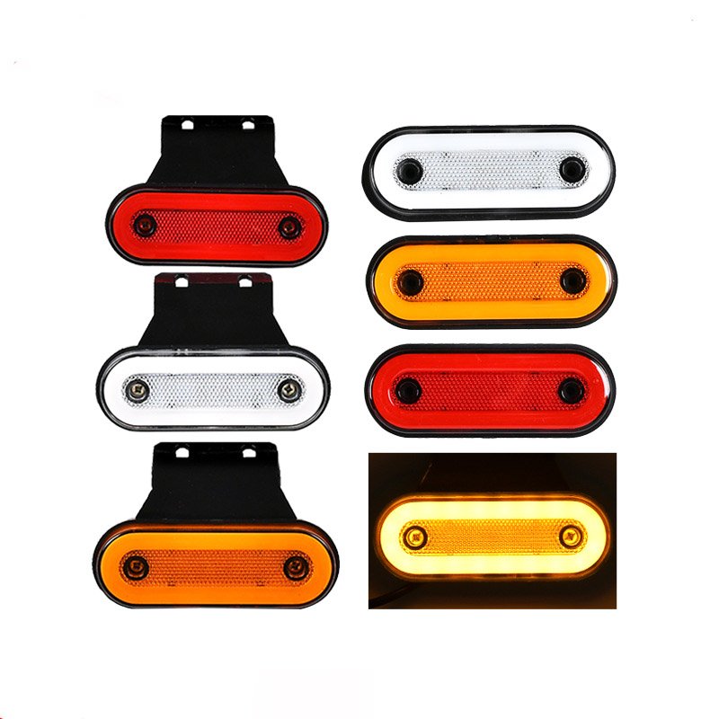 Trucks LED Side Lights 12V 24V Marker Lamp Rear Indicator Lights Universal for Trailer Reflector RV Bus Camper Van Accessories