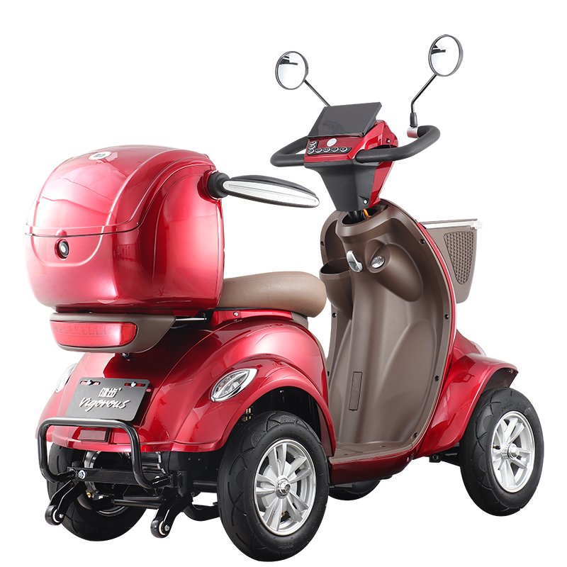 Xiahe Single-seat Hooded Electric Vehicle Electromagnetic Brakes Elderly Disabled Rides Work Electric Tricycle