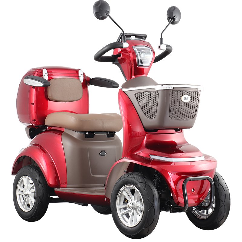 Xiahe Single-seat Hooded Electric Vehicle Electromagnetic Brakes Elderly Disabled Rides Work Electric Tricycle