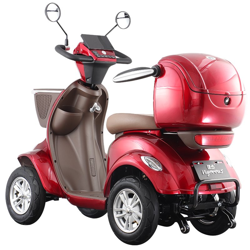 Xiahe Single-seat Hooded Electric Vehicle Electromagnetic Brakes Elderly Disabled Rides Work Electric Tricycle