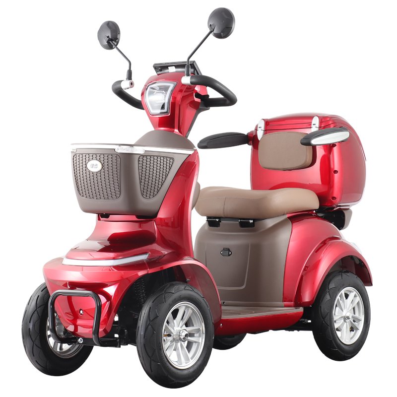 Xiahe Single-seat Hooded Electric Vehicle Electromagnetic Brakes Elderly Disabled Rides Work Electric Tricycle