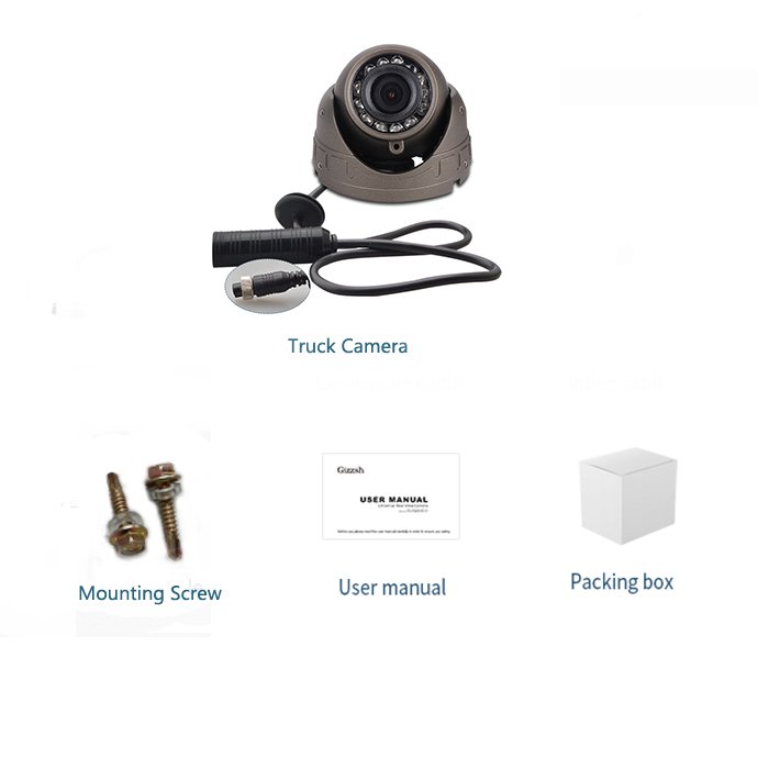 Bus Inside Vehicle Monitoring/reverse Camera IP68 Infrared Night Version Camera for Bus/Heavy Duty