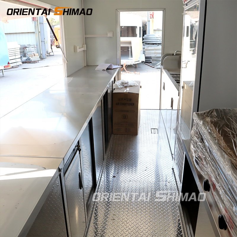 Low Floor Food Truck Vending Food Truck Box Food Stall for Sale