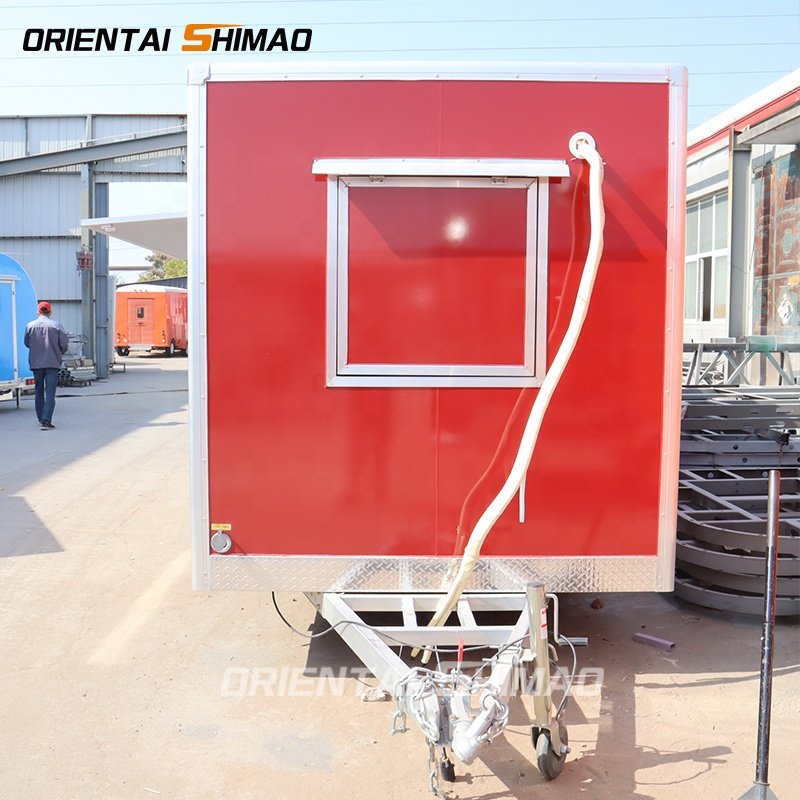 Low Floor Food Truck Vending Food Truck Box Food Stall for Sale