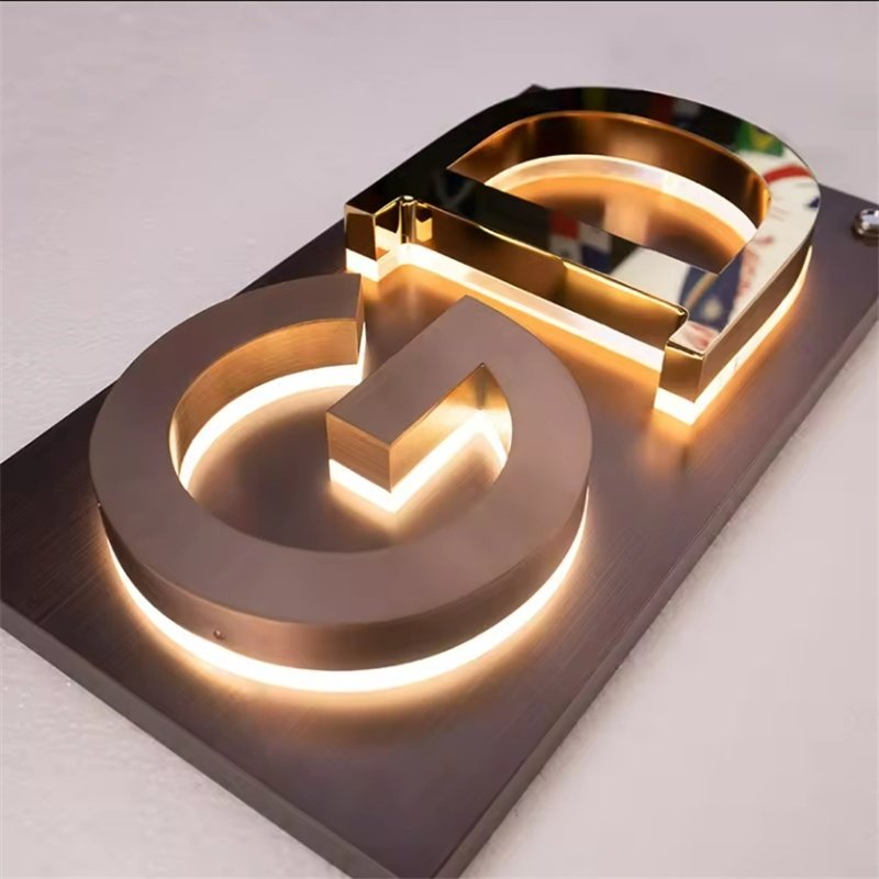 Customized Outdoor Sign Board for Shops Barber Led Signs for Cigar Shop Led Mobile Shop Name Sign