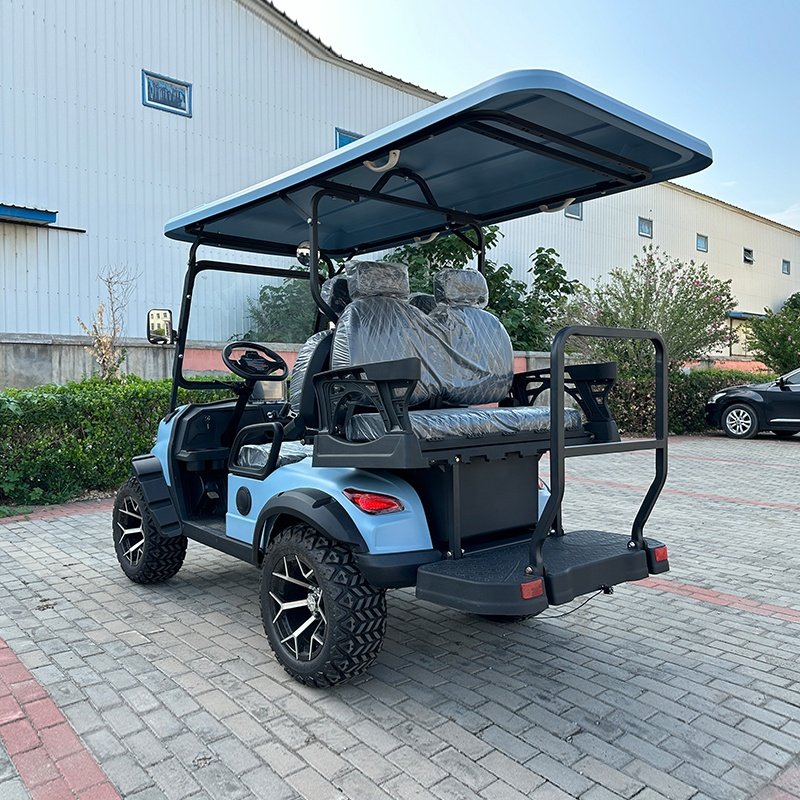 Brand New Design Factory 2+2 Seat Sightseeing Bus Club Cart Electric Golf Buggy Hunting Car with CE DOT