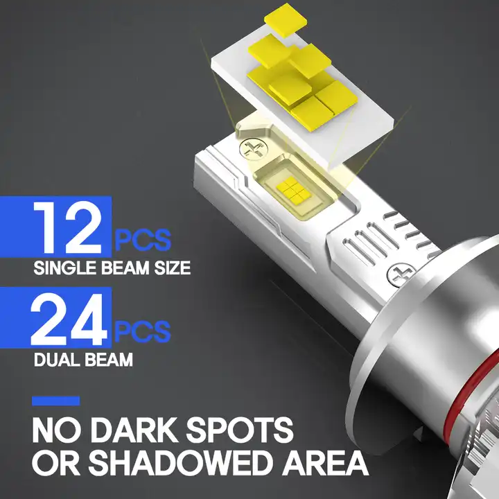 Light Bulb 9V-30V Car Led Headlights for Audi A3 8V/Audi A6 2010 A7 2011/Jeep Compass 2014/Toyota Camry 2008/Buick Lacrosse 2014