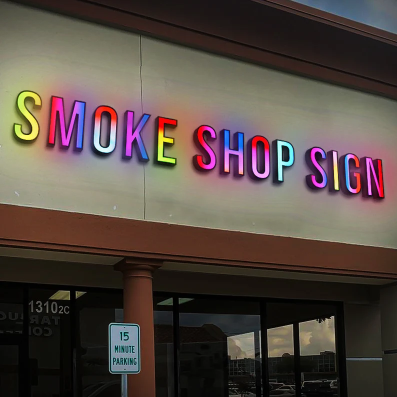Custom High Brightness Acrylic LED Sign 3D Illuminated Letters Led Sign Led Channel Letter Sign