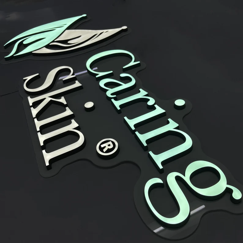 Custom High Brightness Acrylic LED Sign 3D Illuminated Letters Led Sign Led Channel Letter Sign