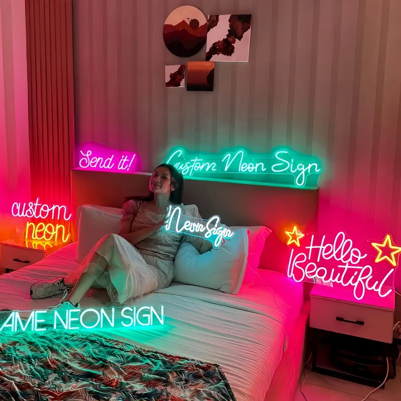 Free Design Fast Delivery Custom Led Neon Light Logo Sign Custom Led Neon Light Neon Sign for Living Room Decoration