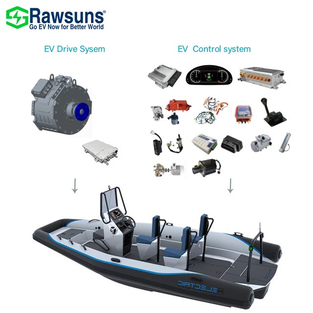 Ev Motor 160kw 3500rpm Electric Boat Outboard Engine Ev Conversion Kit Electric Car Motor for Bus Truck Boat