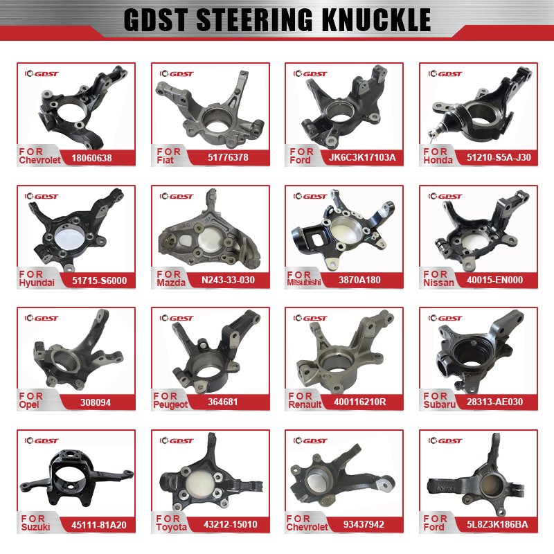 GDST 2S613K186Ae 2S613K185Ae 1479001 Front Axle Left Cast Iron Car Steering Knuckle for Ford Fiesta Fusion