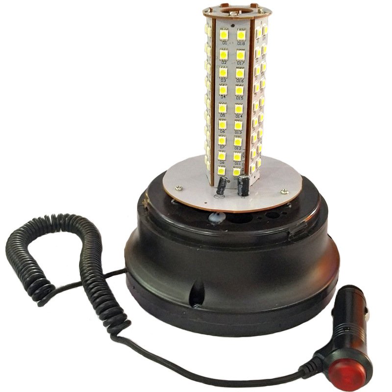 Beacon LED Strobe Lights for Vehicles Emergency Warning Light with Magnetic for Vehicle Truck Tractor Bus 12V 24V