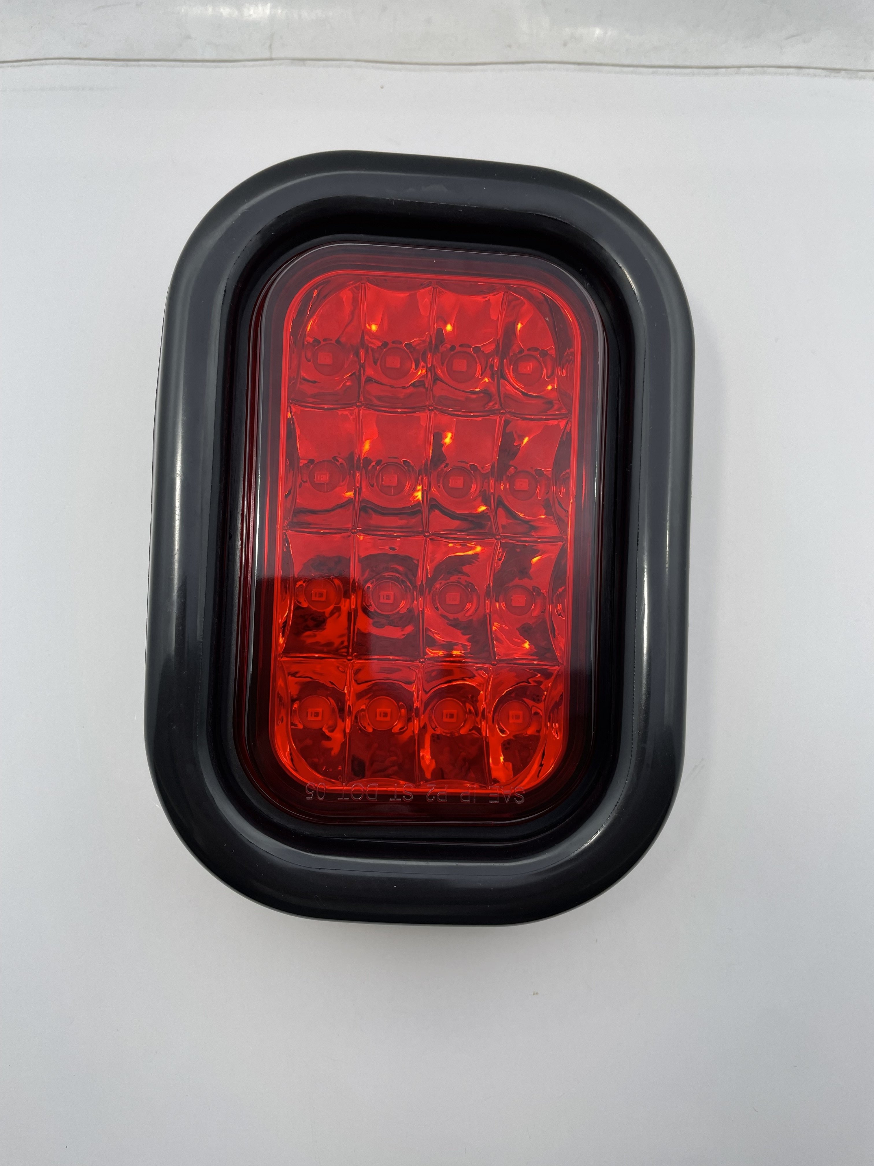 High Quality New Design Led Stop Brake Turn Running Led Lights W/chrome Bezel for Universal Truck Towing Trailer RV Bus Etc