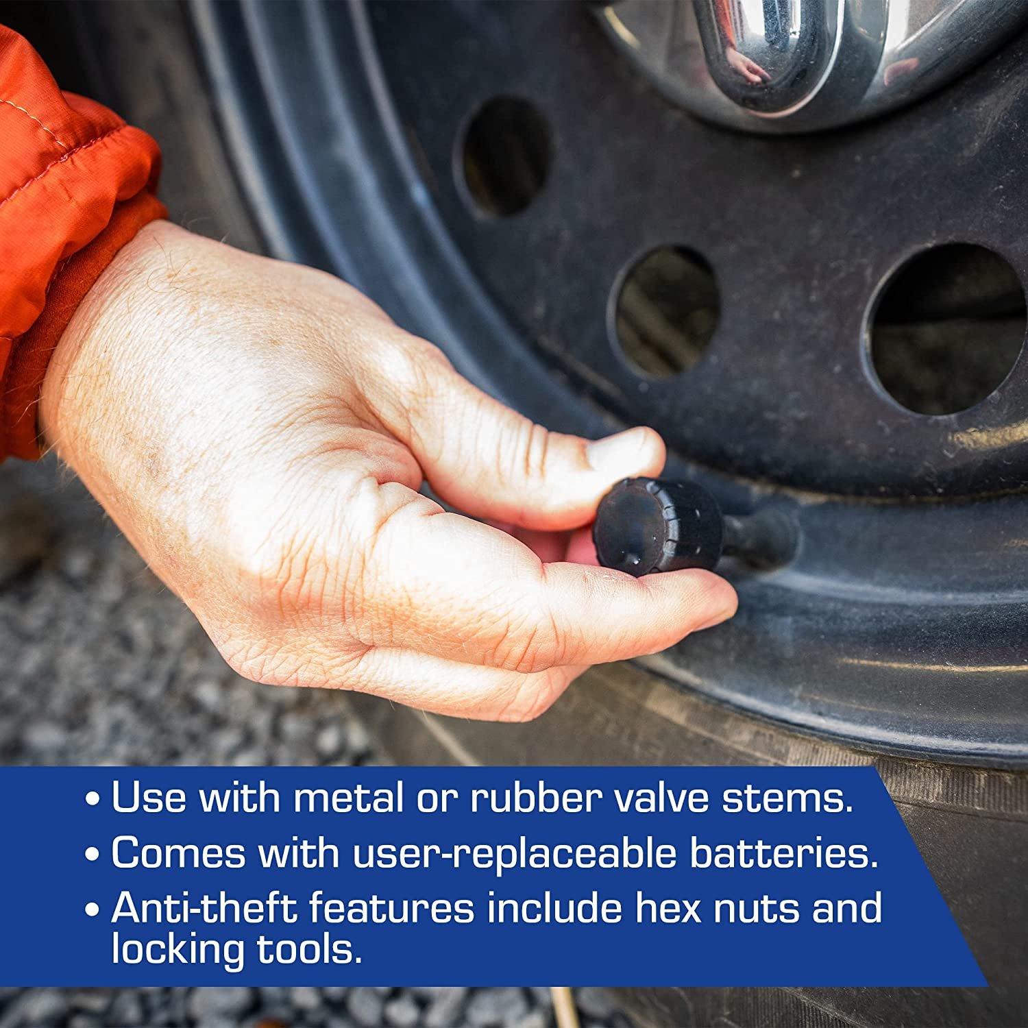 CXT Truck TPMS Support 6 10 28 Wheels With Bandage Sensors Tires Bus Trailer System Heavy Tpms