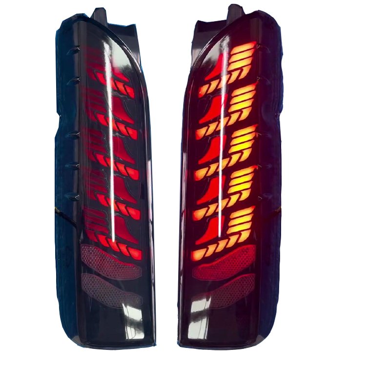 Car Accessories DragonScale Led Tail Light for Hiace KDH200 Mini Bus 2005-2018 New LED Tail Lamp