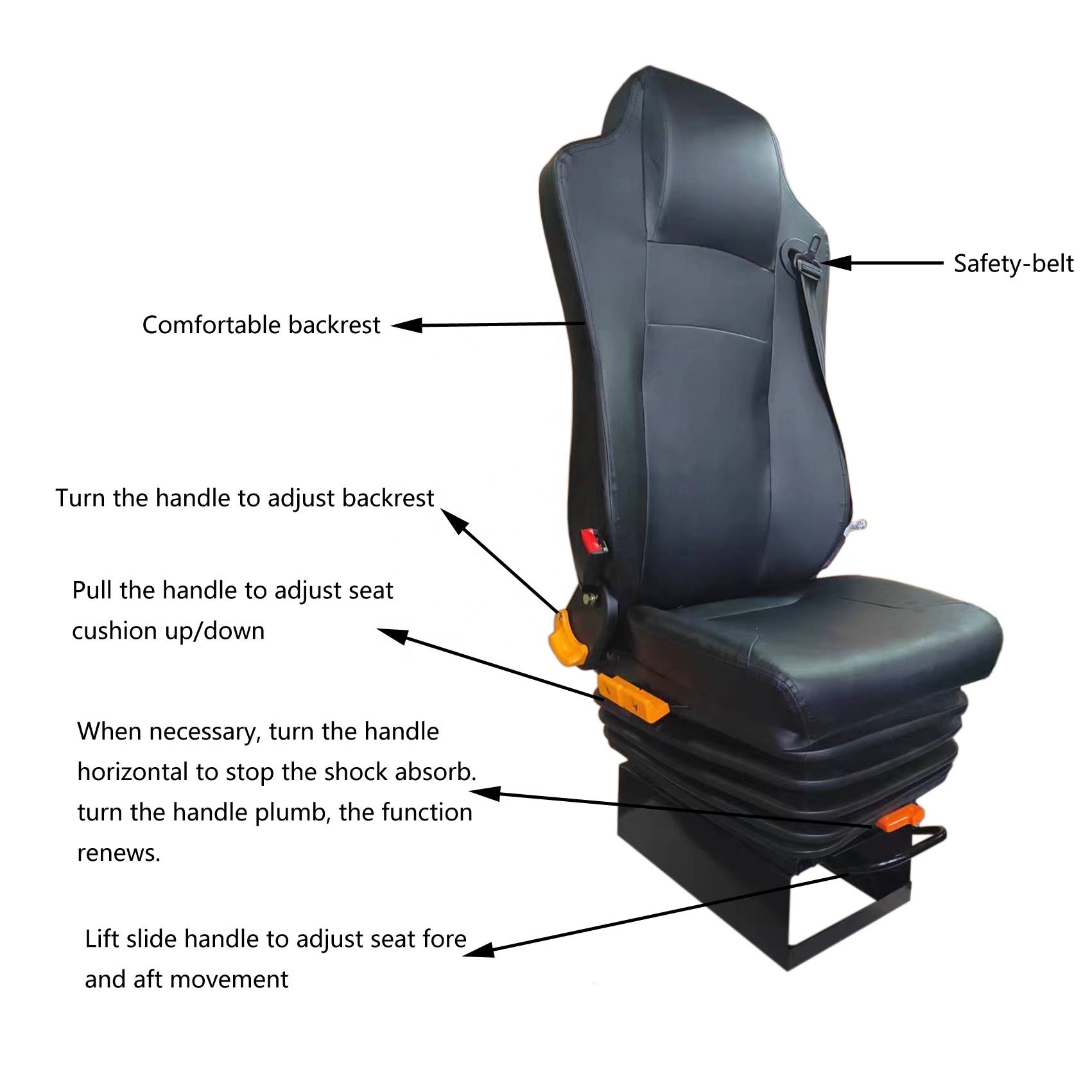 Bus Accessories Luxury Bus Seat Coach Passenger Seat