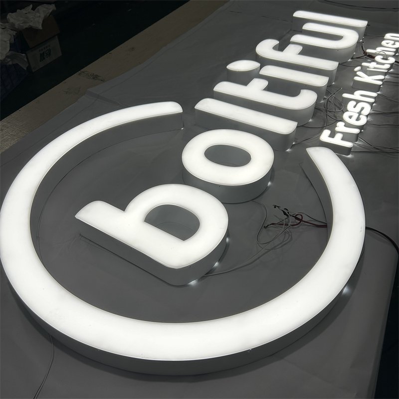 Led Sign Outdoor Advertising Store Front Shop Brand Restaurant Office Frontlit Indoor Letter Sign 3d Illuminated Logo Signage