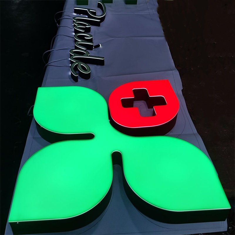 Led Sign Outdoor Advertising Store Front Shop Brand Restaurant Office Frontlit Indoor Letter Sign 3d Illuminated Logo Signage