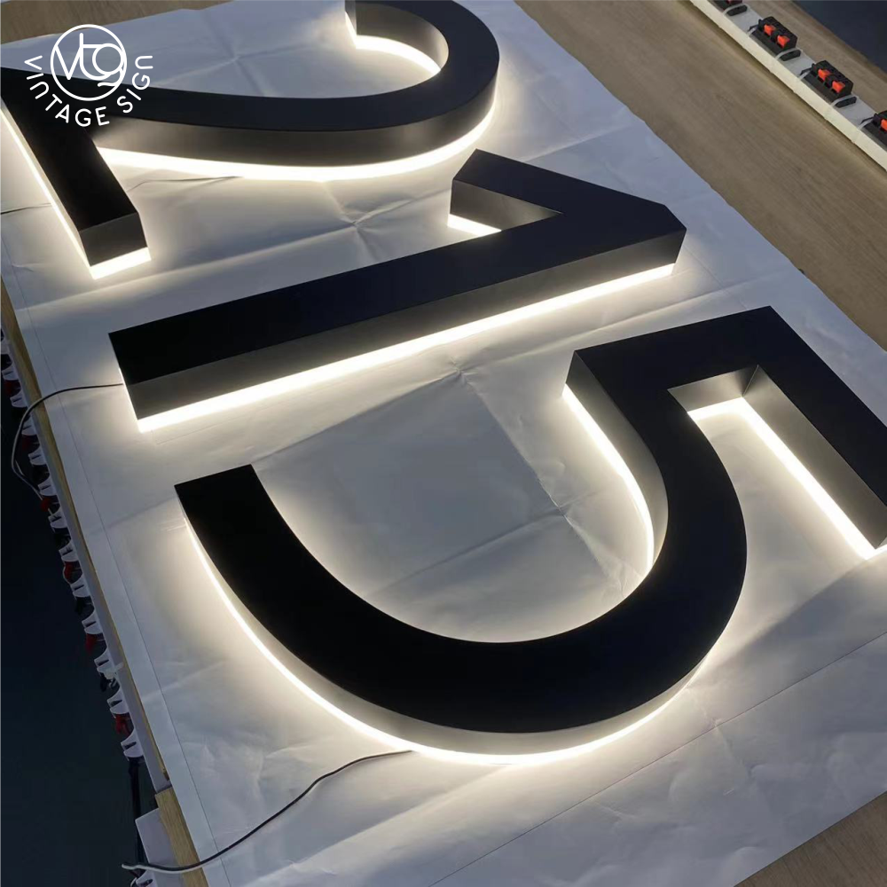 Letters Back Lighted Numero De Maison Apartment Room Number Plates Metal House Hotel Door Numbers