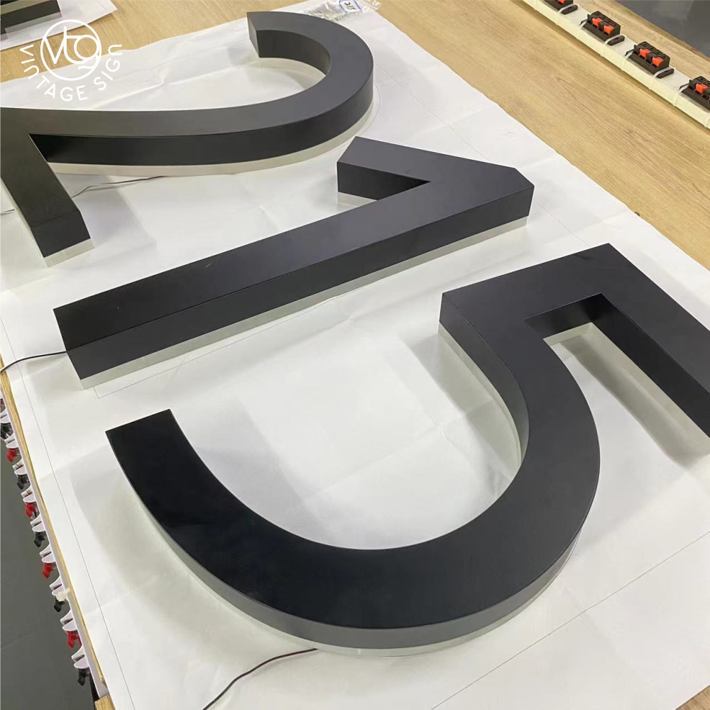 Letters Back Lighted Numero De Maison Apartment Room Number Plates Metal House Hotel Door Numbers