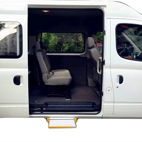 250kg Capacity RV Caravan Camper Door with Manual/Automatic Slide Footboard Exterior Accessory for Trailer Motorhome Van