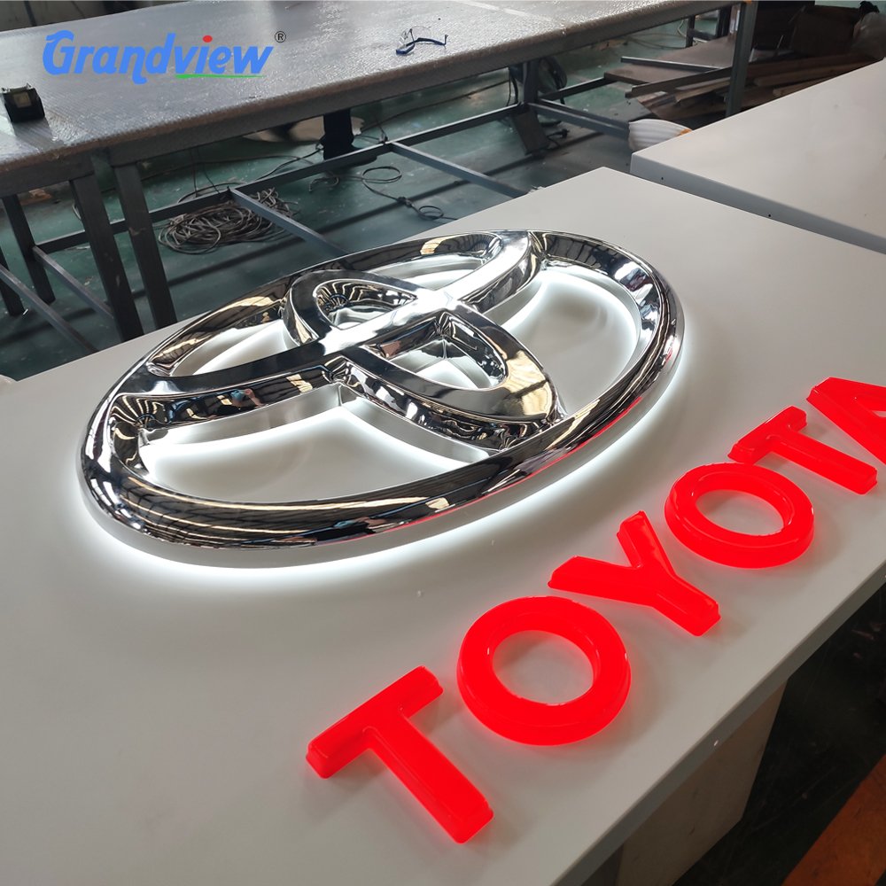 Customized Led Channel Letters Outdoor Store Signage 3D Acrylic Logo Sign