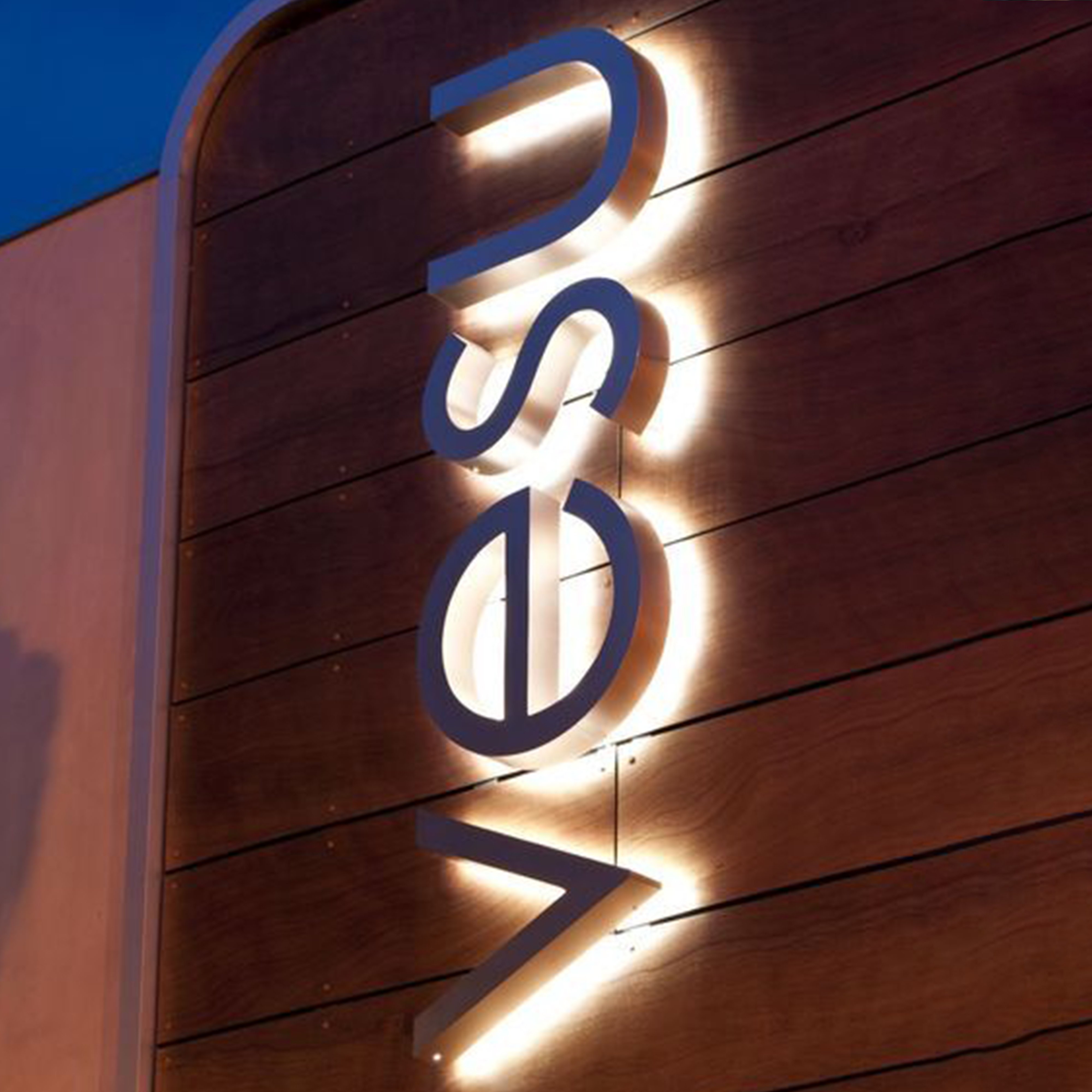 Led Aluminum Channel Letter Sign Business Custom Logo Sign 3D Led Light Logo Signs for Business
