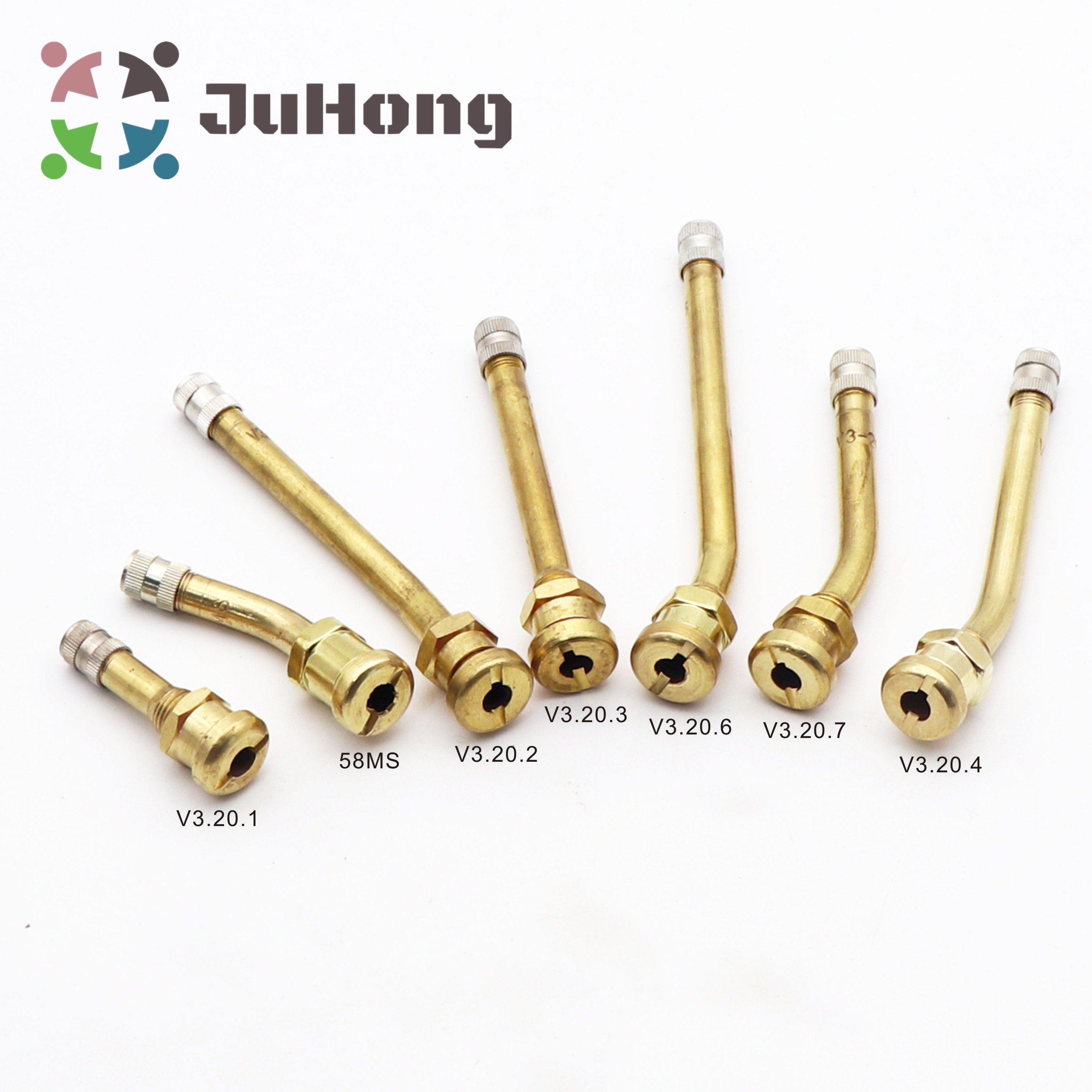 58MS V3.20.1 V3.20.2 V3.20.3 V3.20.4 V.3.20.6 V3.20.7 Truck Tire Valve Brass Stem Bus Tire Valve Tire Repair Truck Maintenance