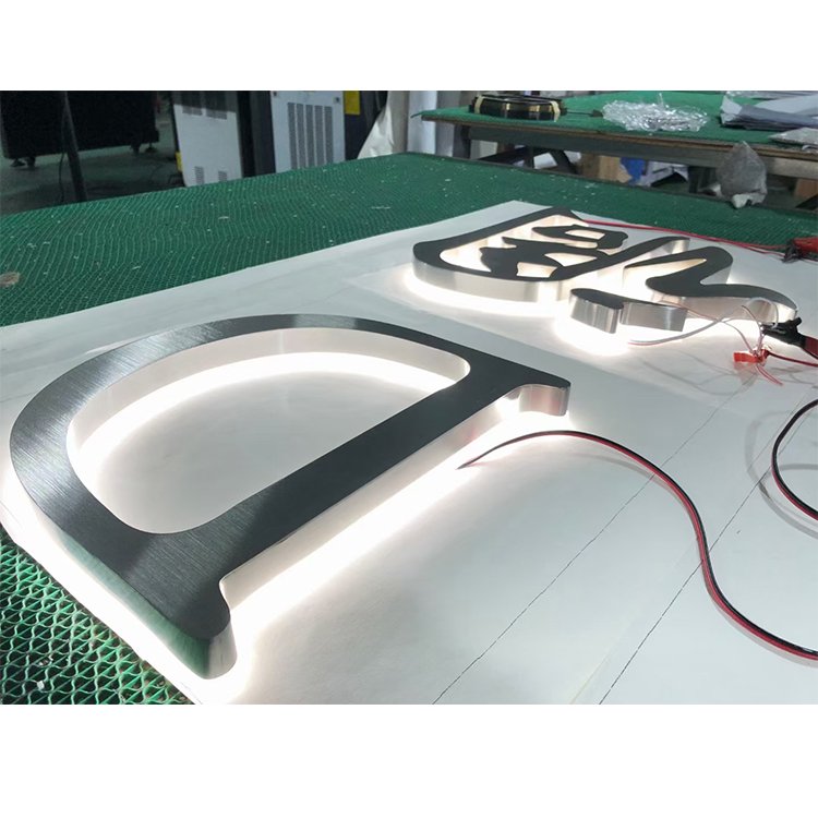 Electronic Signs Illuminated Advertising Letters Led Illuminate Customized logo Large 3D Letters