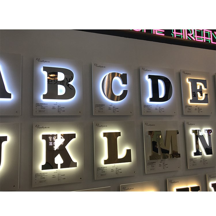 Electronic Signs Illuminated Advertising Letters Led Illuminate Customized logo Large 3D Letters