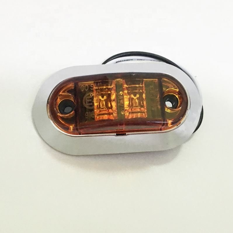 Led Bus Light 10-30V Multi-function Clearance Lights Red Amber White Side Lamp LED Truck Light Truck Car Trailer Red+yellow