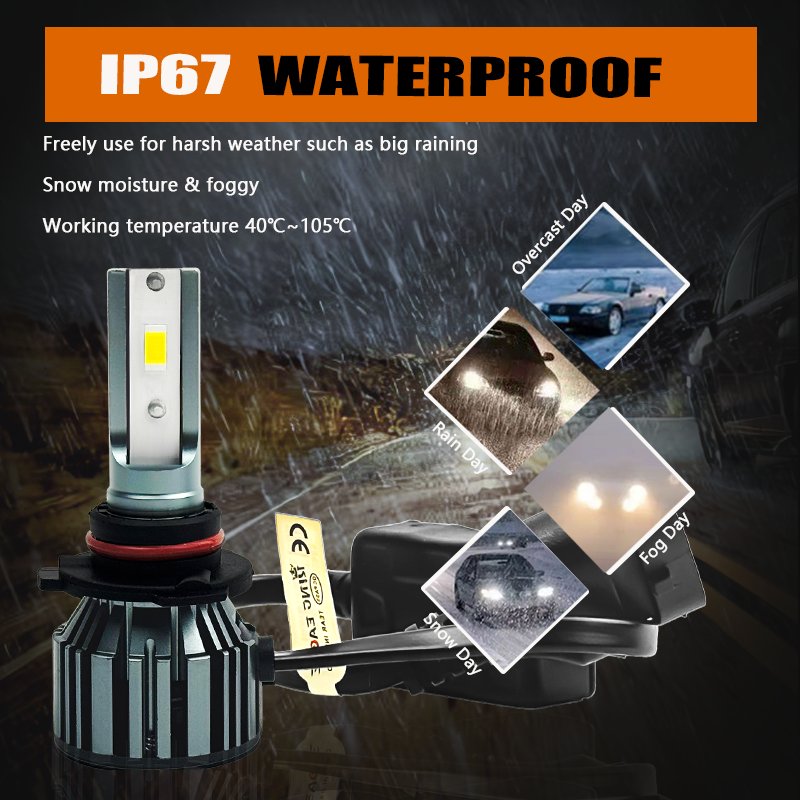 KingEagle M4-9005 CSP LED Headlight Factory Wholesale High Quality H1 H3 H7 H4 9005 HB3 9006 HB4 H8 H11 COB Led Headlight