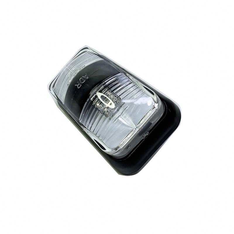 Amber & Red Bus Light, 4leds Led Side Marker Lights, 10-30V Led Lamp Waterproof Universal Car Headlight Tester for Truck