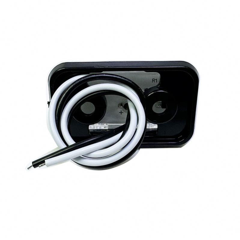 Amber & Red Bus Light, 4leds Led Side Marker Lights, 10-30V Led Lamp Waterproof Universal Car Headlight Tester for Truck