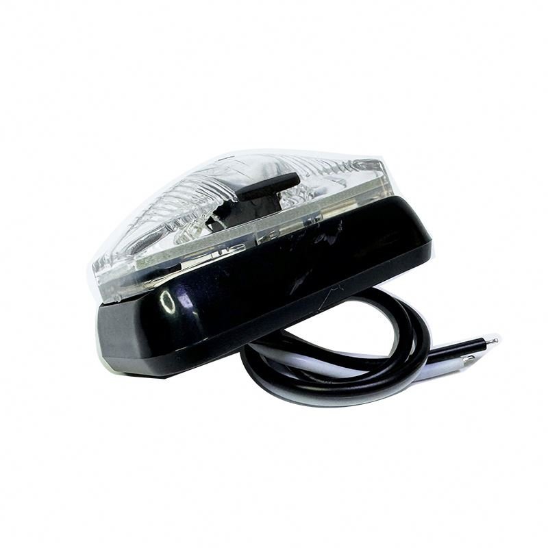Amber & Red Bus Light, 4leds Led Side Marker Lights, 10-30V Led Lamp Waterproof Universal Car Headlight Tester for Truck