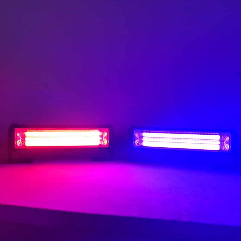 6W 12V 24V Red Blue White Security Lamp Strobe Light Bar Signal Led Warning Light Flashing