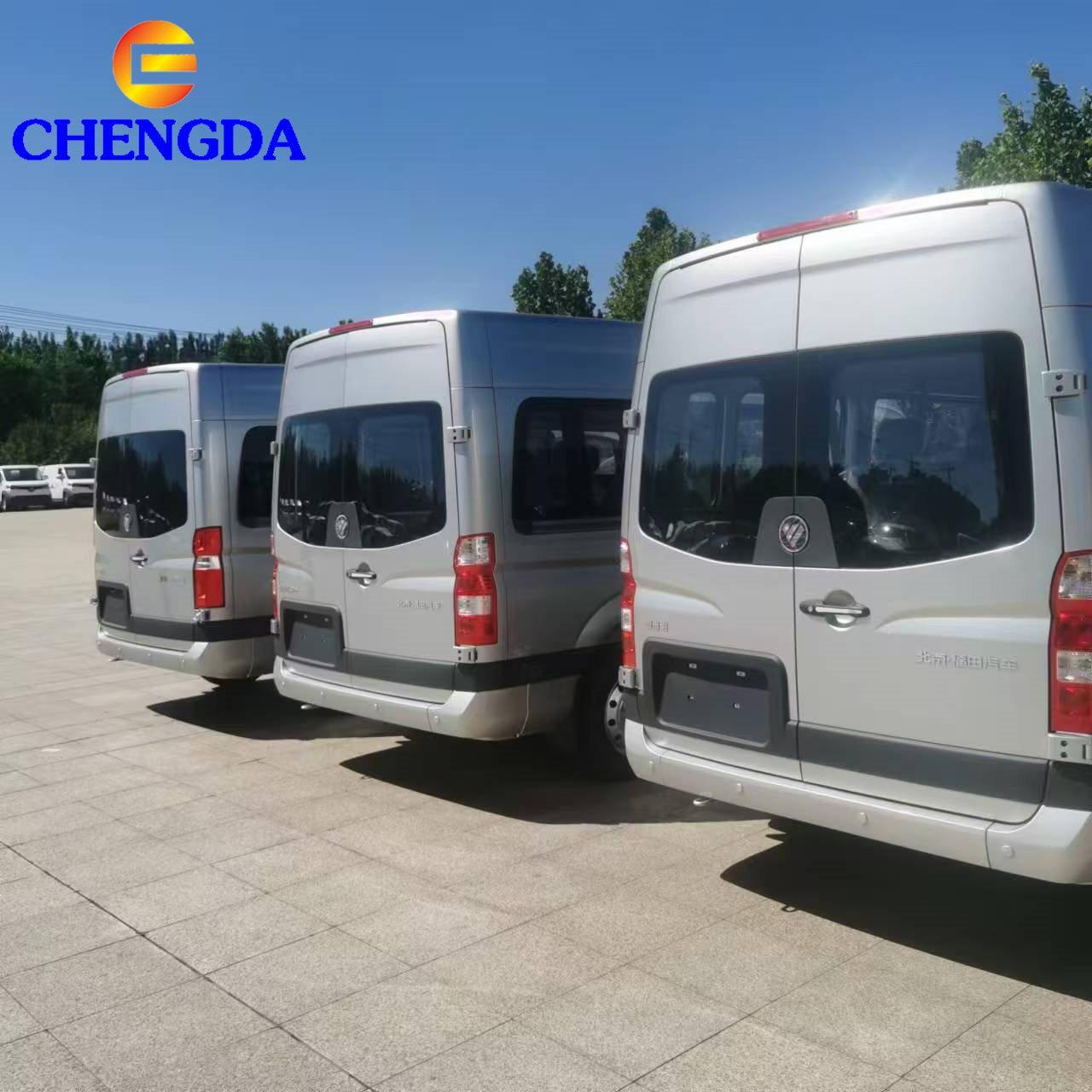 New Used Foton Mini Trucks Box Van Truck 2 3 5 Ton Automatic Manual 7 Seats Diesel Pure Electric Van Cargo Mini Bus for Sale